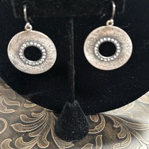 Silpada sterling silver/cubic zirconia earrings